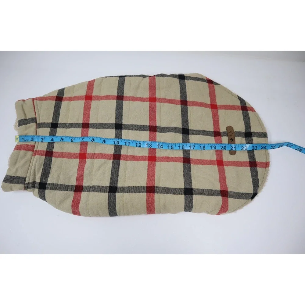 Pet Life Allegiance Classical‎ Plaided Insulated Dog Coat Jacket - Plaid - XL